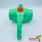 피프라 볼 밸브는 녹색 핸들 피프라 플라스틱 볼 밸브 놋쇠 볼 강한 디자인 큰 흐름을 특화했습니다