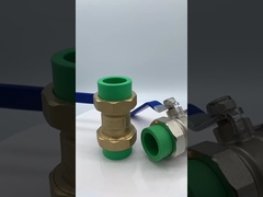 110mm 황동 더블 유니온 볼 밸브 더 무거운 유형 풀 보어