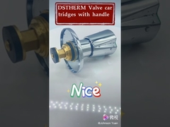 금관 악기 벨브 카트리지를 위한 둥근 크롬에 의하여 도금되는 아연 합금 손잡이