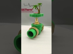 PPR 3차원 듀얼 유니언 볼 밸브 노출 설치 맞춤형 크기