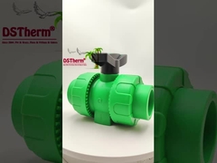 잠금 볼 PPR 더블 유니온 볼 밸브, 플라스틱 볼 S2.5 20-63MM 맞춤형 로고