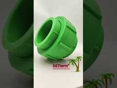 배관 시스템용 Ppr 녹색 플라스틱 유니온, 맞춤형 내화학성