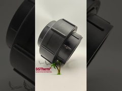 배관 시스템용 흑색 플라스틱 유니온, 맞춤형 내구성, 내화학성