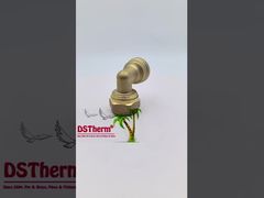 암나사 엘보 Pex 황동 피팅 황동색 맞춤형 로고 나사 피팅 중간 무게