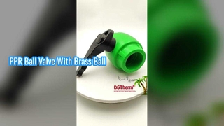 내구성이 뛰어난 PPR 볼 밸브 황동 볼 흔들기 핸들