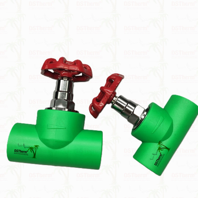 PPR 중량 정지 밸브  글로브 밸브 흐름을 조정 크로오겐 치료 통과 좌석 테스트 20-110mm