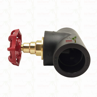 검은색 PPR 정지 밸브 크롬 접착 / 청동 컬러 카트리지는 ISO 15784 인증 글로벌 밸브 20-110mm