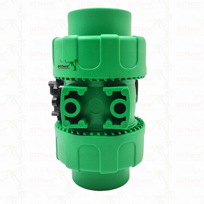 잠금 볼 PPR 더블 유니온 볼 밸브, 플라스틱 볼 S2.5 20-63MM 맞춤형 로고