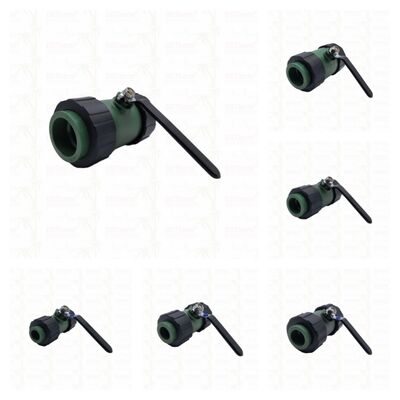 PPR 듀얼 유니온 볼 밸브 구리 볼 철 손잡이 20-63MM 사용자 정의 로고