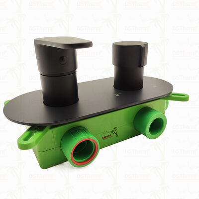 PPR 5방향 블랙 도금 믹서 샤워 밸브 (온도 및 유량 조절용)