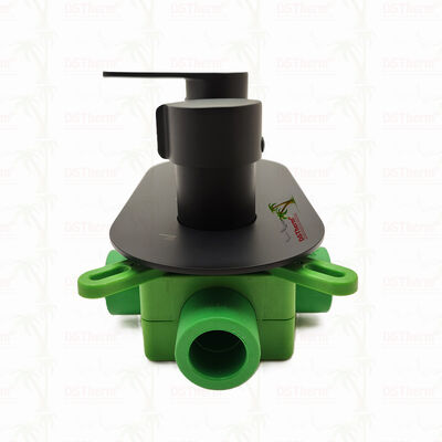 PPR 5방향 블랙 도금 믹서 샤워 밸브 (온도 및 유량 조절용)