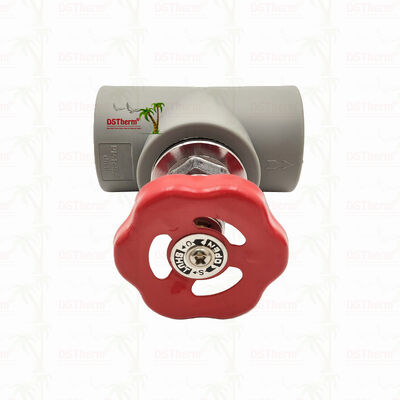 회색 크롬 도금 PPR 스톱 밸브 (황동 카트리지, 글로벌 밸브, 20-110mm)