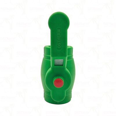 PPRCT 볼 밸브 PPR 금속 손잡이 PN25 20-63mm의 구리 볼 밸브