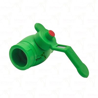 PPRCT 볼 밸브 PPR 금속 손잡이 PN25 20-63mm의 구리 볼 밸브