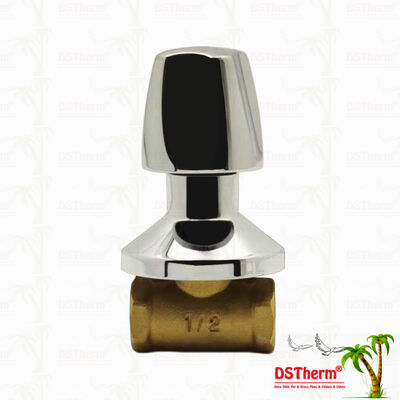 크롬으로 칠한 구리 막 밸브 글로벌 밸브 남미 스타일 A 1/2 